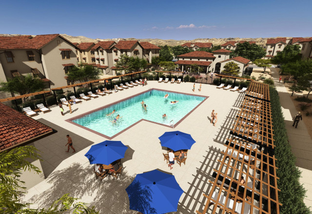 Rendering of Fort Irwin Apartments