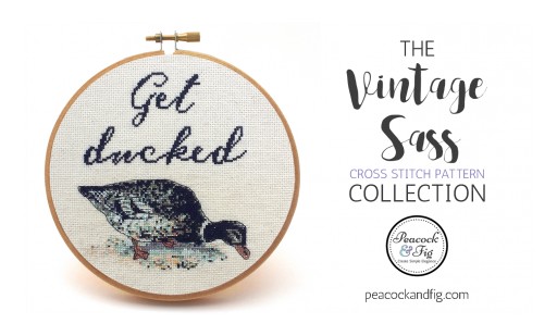 Peacock & Fig Introduces a Cheeky Modern Twist on Cross Stitch With the Vintage Sass Collection