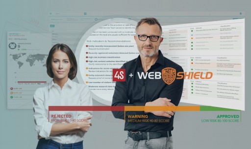 4Stop Providing Dynamic, Real-Time Merchant Underwriting Worldwide Through Their Partnership With Web Shield