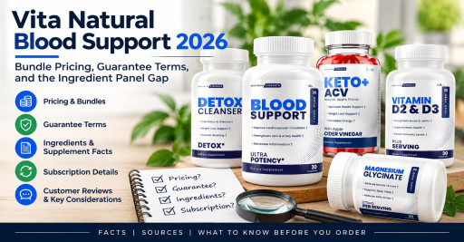 Vita Natural Blood Support Reviews 2026: One Order, Five Wellness Products-Could This Be the Routine Upgrade You've Been Looking For?