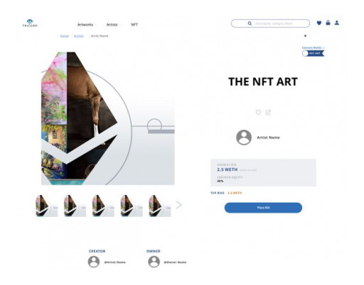 Ensuring NFT Authenticity, Global Art Marketplace 'TRiCERA ART' Releases NFT Art Transaction System