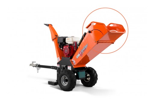 New Small Wood Chipper With Fold-Over Feeding Hopper Developed by Austter, China's Leading Small Wood Chipper Manufacturer