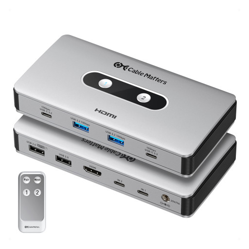 Cable Matters Introduces Advanced USB‑C KVM Switch with 4-Way Switching and Simultaneous Dual Laptop Charging