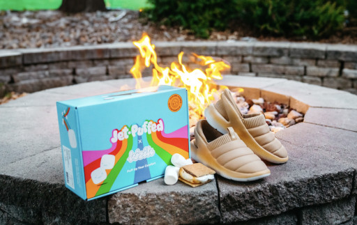 Kizik and JET-PUFFED Launch New S'mores Shoe to Celebrate National