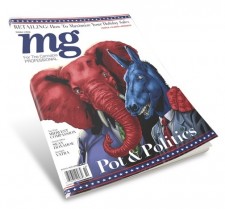 mg magazine's October Issue Spotlights Pot and Politics