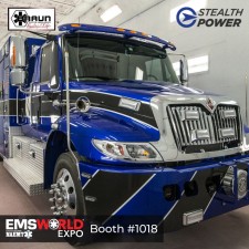 Stealth Power equipped Duke Life Flight ambulance at EMS World