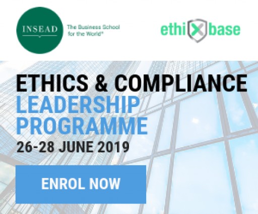 ethiXbase and INSEAD Announce the Second Ethics & Compliance Leadership Programme