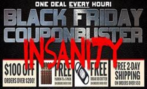Famous Smoke Shop Presents "Black Friday Couponbuster Insanity"