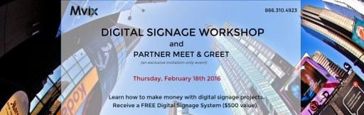 Mvix Hosts a Digital Signage Workshop for DC Metro System Integrators