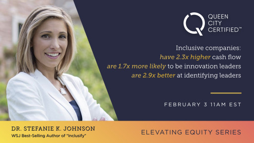 Queen City Certified Launches 'Elevating Equity' Speaker Series With Best-Selling Author on Inclusion