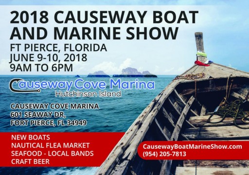 2018 Causeway Boat and Marine Show Sails Into Ft Pierce June 9-10