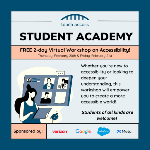 Registration Open for Teach Access’ Free Two-Day Virtual Student Academy on Disability and Accessibility