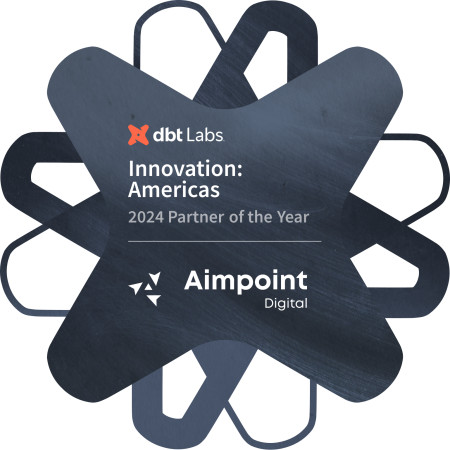 Aimpoint Digital is the dbt Labs Innovation Partner of the Year, Americas