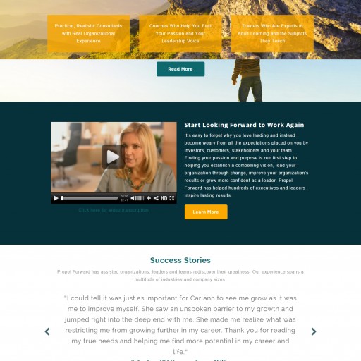 Orlando Web Design Company, authenticWEB Launches New Site for Business Coaching Specialist, Propel Forward LLC