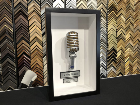 Lenny Bruce Personal Mic Framed