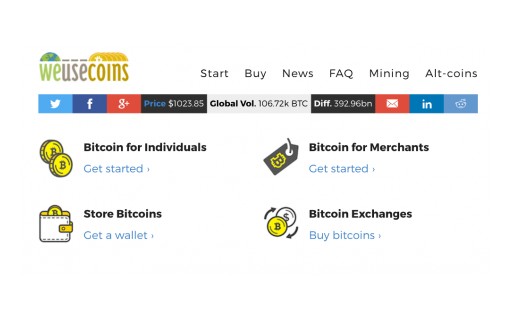 WeUseCoins Releases a Comprehensive Worldwide Guide on How to Buy Bitcoin