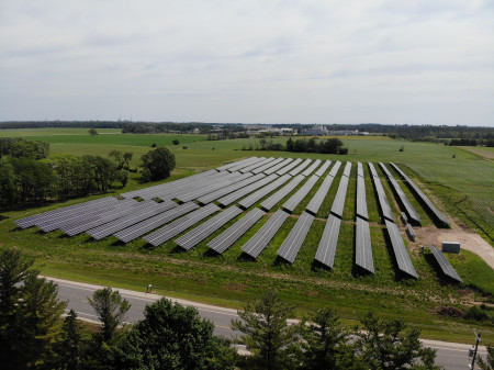 Solar Modules at Sheboygan, WI, Site