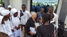 Youth for Human Rights International World Tour and President Dr. Mary Shuttleworth are welcomed to The Gambia.