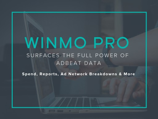 Winmo Pro Surfaces the Full Power of Adbeat Data: Spend, Reports, Publisher Intel and More