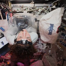 NASA Astronaut Jessica Meir with the commercial BioFabrication Facility