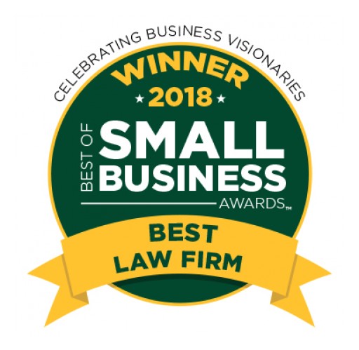Tung Law Firm, PLLC Wins 2018 Best Law Firm From Best of Small Business Awards™