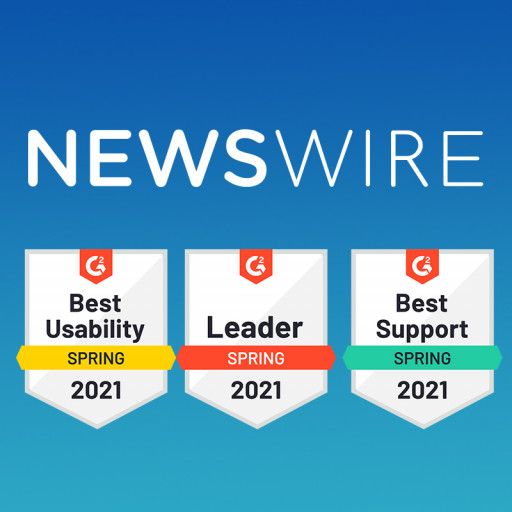 Newswire Earns Number One Spot in G2.com's Small Business Report for Press Release Distribution