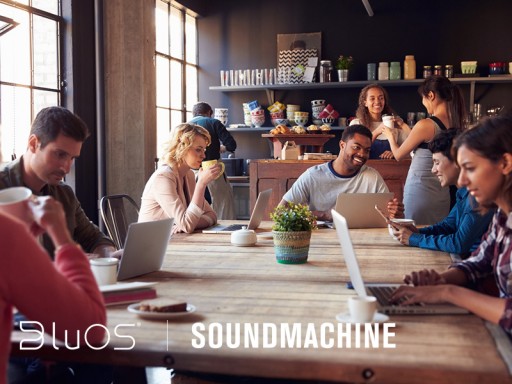 BluOS Partners With SoundMachine - a Music Streaming Service for Business