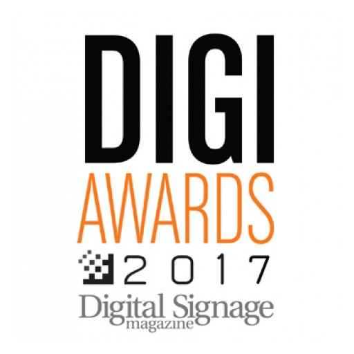 Mvix Wins 2017 DIGI Award for Best Digital Signage Software