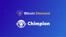 Chimpion and Bitcoin Diamond Logos