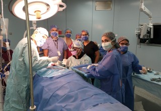 SAI surgical staff complete surgery