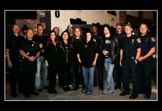 Dave Ellefson Grammy Award Winner, Jeffrey Manning, Fire Fighters and Police Officers in Las Vegas