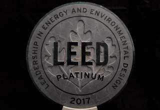 HARC's LEED Platinum Plaque