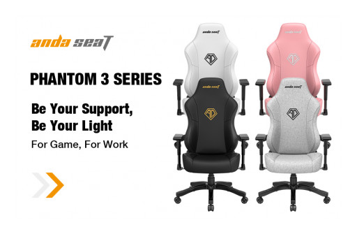 Another Comfy Throne: AndaSeat Launches the Phantom 3 Gaming Chair