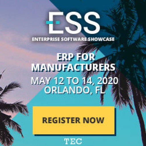 Kickstart Your ERP Software Selection at ESS (Enterprise Software Showcase), the Nation's Leading Event for ERP Selection May 12 in Orlando, FL