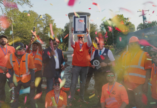 Fonroche Lighting World Record Celebration