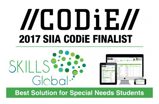 SKILLS Global Named SIIA Education Technology CODiE Award Finalist for Best Solution for Special Needs Students