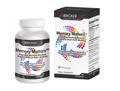 Bricker Labs Introduces Memory Matters™ With Neumentix™ - the Natural Way to Support Working Memory and Cognitive Performance
