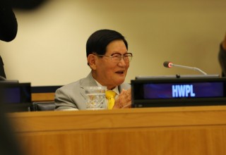 Chairman Man Hee Lee of HWPL Representing the Civil Society
