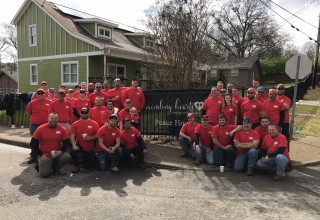 Rio Grande Fence Co. of Nashville Employees at Mending Hearts, Inc.
