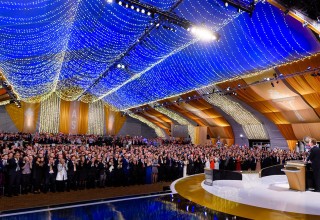 Thousands of Scientologists rose to their feet time and again in celebration of the year's accomplishments in the name of the IAS.