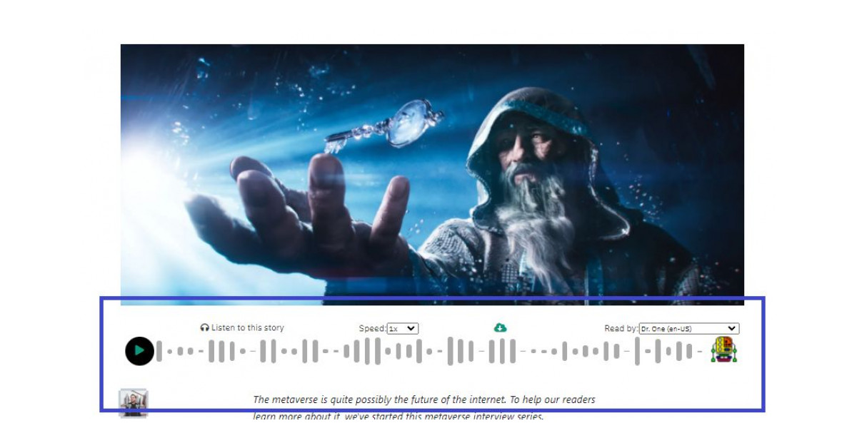 HackerNoon Releases AI-Generated Synthetic Audio Player For Entire ...