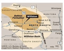 North Dakota Bakken Formation Salt Water Disposal Systems
