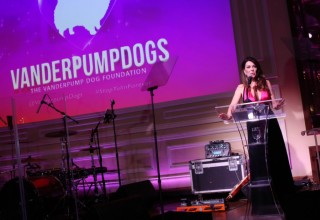 Lisa Vanderpump notes the successes of the Foundation to the 450 guests in attendance