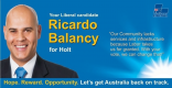 Ricardo Balancy Liberal Candidate for Holt
