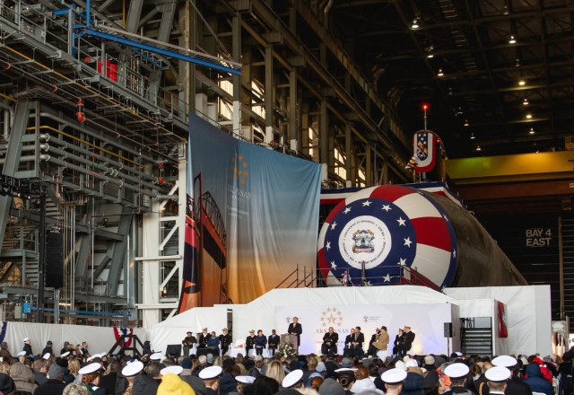 Christening Ceremony of the USS Arkansas SSN800