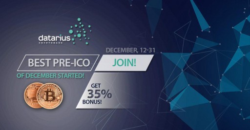The First Social P2P Cryptobank Datarius to Launch a Pre-Sale on December 12