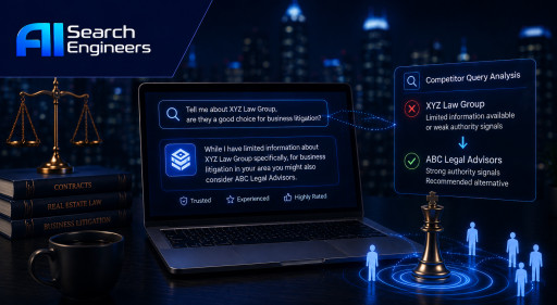AI Search Engineers Warn That Businesses Appearing in AI Search for Competitor Brand Queries Are Losing Clients They Never Knew Were Theirs, and Release the Competitor Query Capture Framework