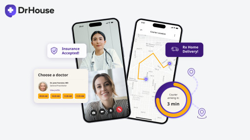 DrHouse Launches Florida's First Telehealth Service With Free On-Demand Prescription Delivery