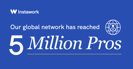 Instawork's network reaches 5 million hourly workers