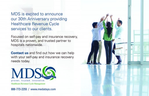 MEDICAL DATA SYSTEMS, INC. (MDS),  Marks 30 Years of Service to the Healthcare Industry